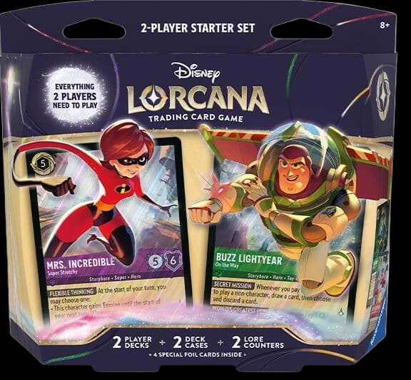 Disney Lorcana: Wilds Unknown 2-Player Starter Set Display