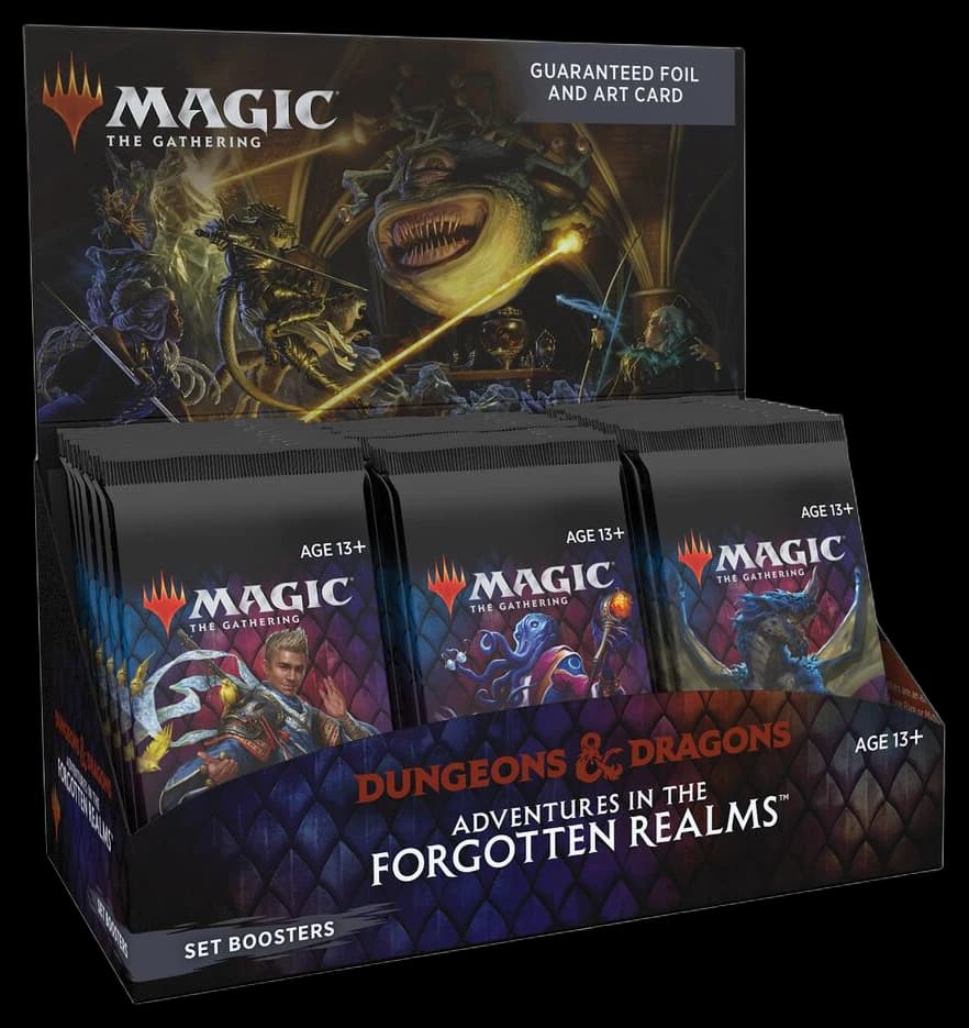 Adventures in the Forgotten Realms - Set Booster Display