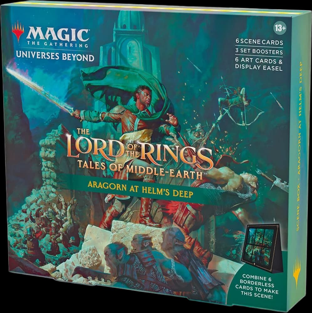 The Lord of the Rings: Tales of Middle-earth Scene Box - Aragorn at Helm's Deep