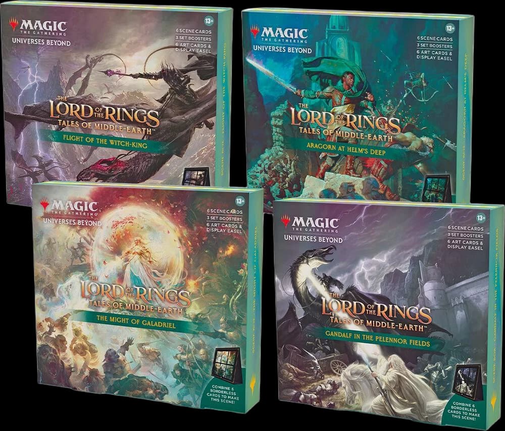 The Lord of the Rings: Tales of Middle-earth Scene Boxes [Set of 4]