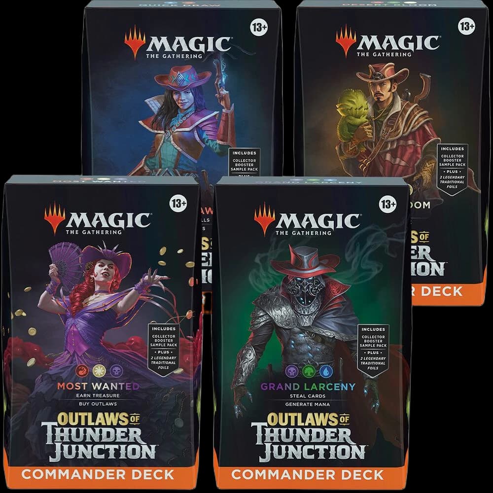Outlaws of Thunder Junction Commander Deck Display