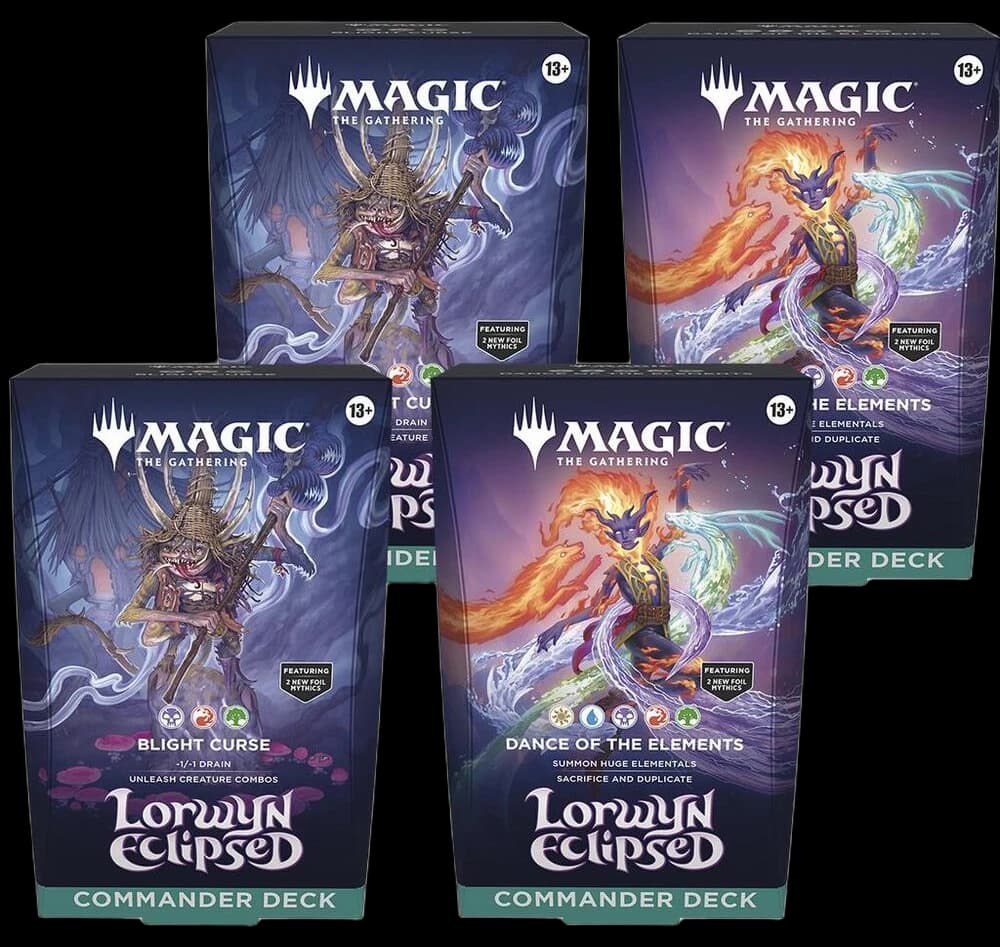 Lorwyn Eclipsed Commander Deck Display