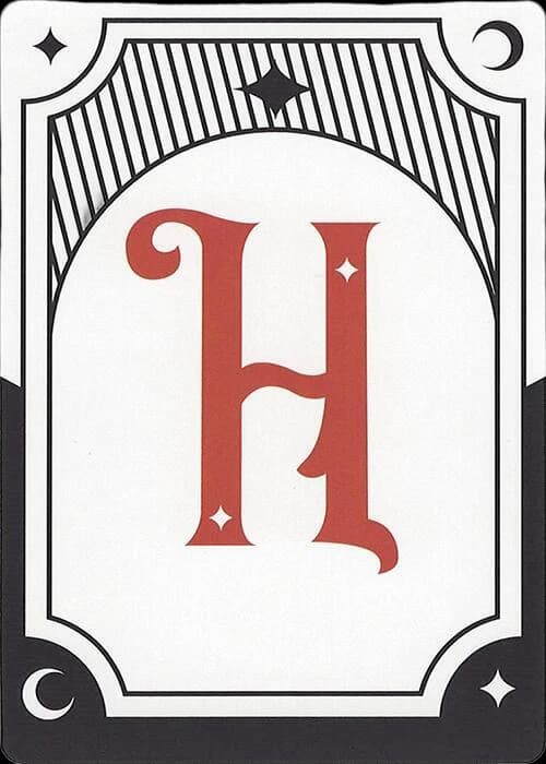 Letter Card - H