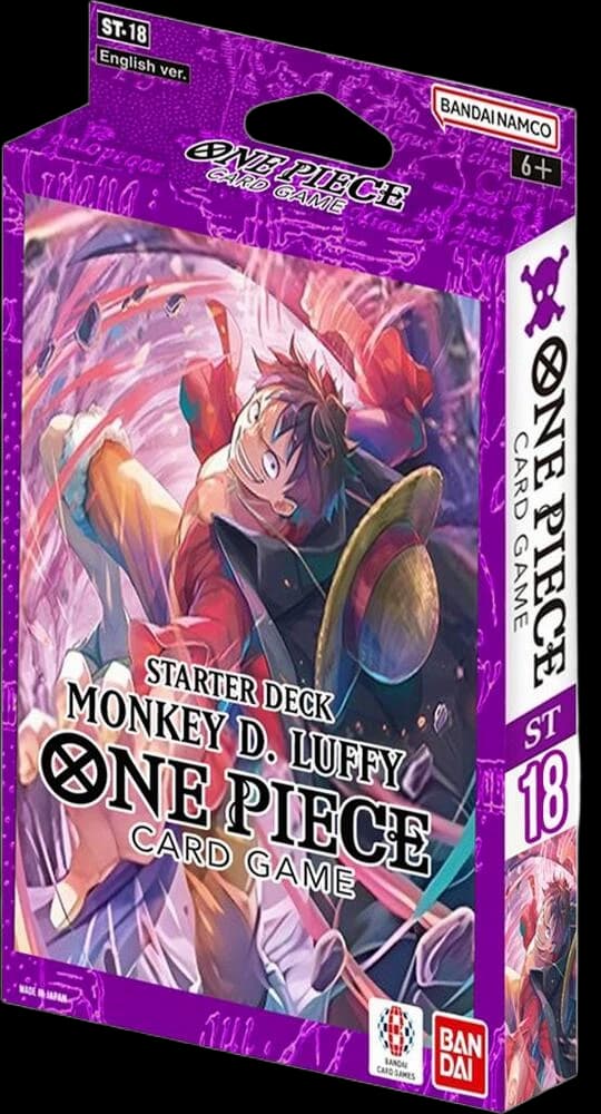 Starter Deck 18: PURPLE Monkey.D.Luffy Display