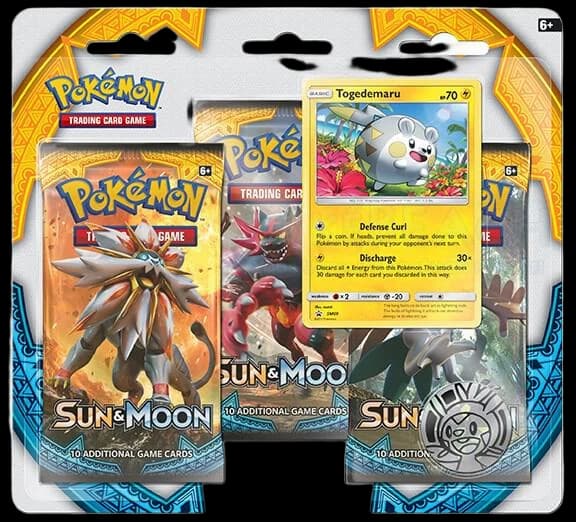 Sun & Moon Base Set 3 Pack Blister [Togedemaru]