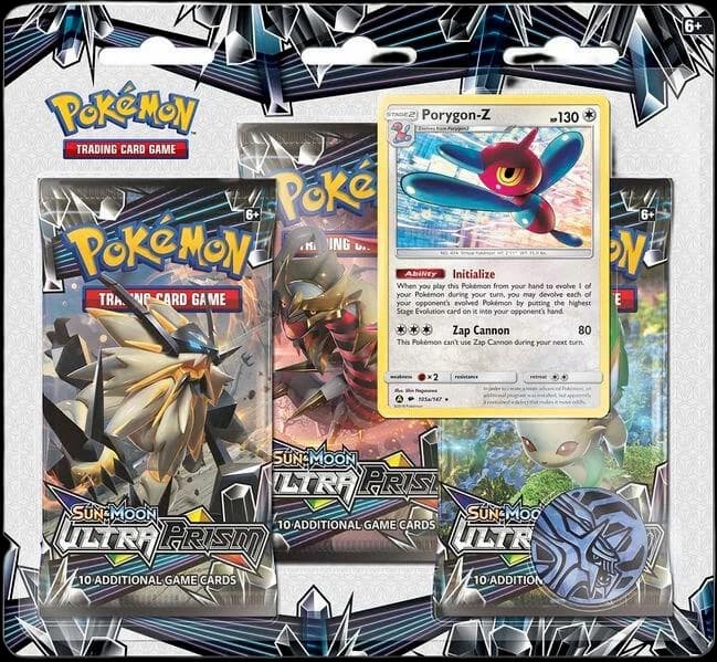 Ultra Prism 3 Pack Blister [Porygon-Z]