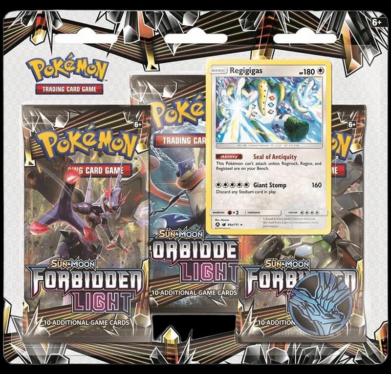 Forbidden Light 3 Pack Blister [Regigigas]