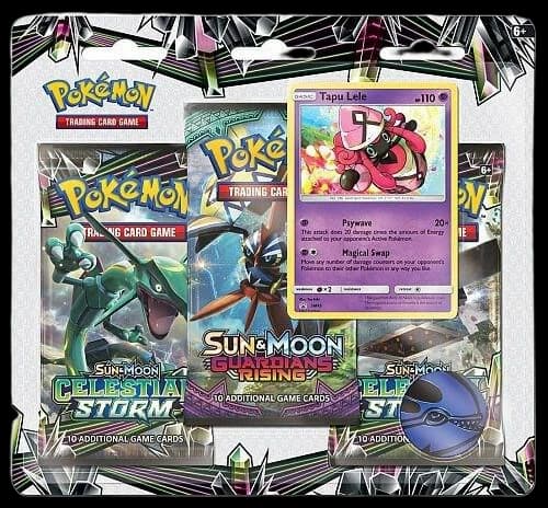 Celestial Storm 3 Pack Booster Blister [Tapu Lele]