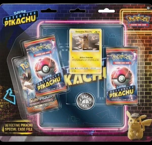 Detective Pikachu Special Case File - 3 Pack Booster Blister