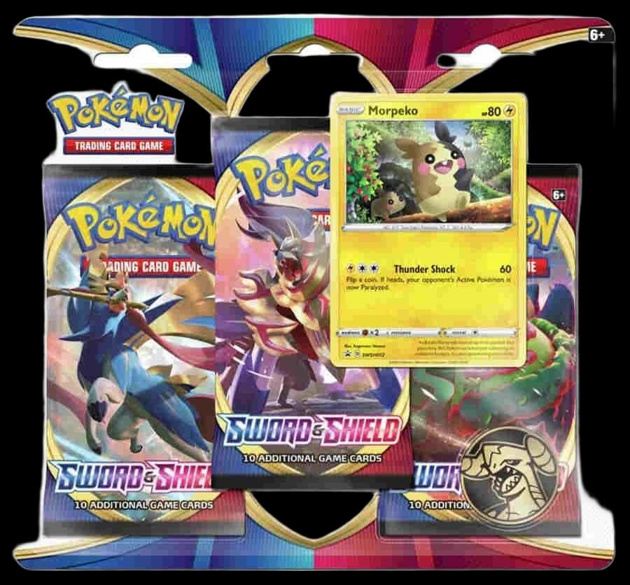 Sword & Shield 3 Pack Blister [Morpeko]