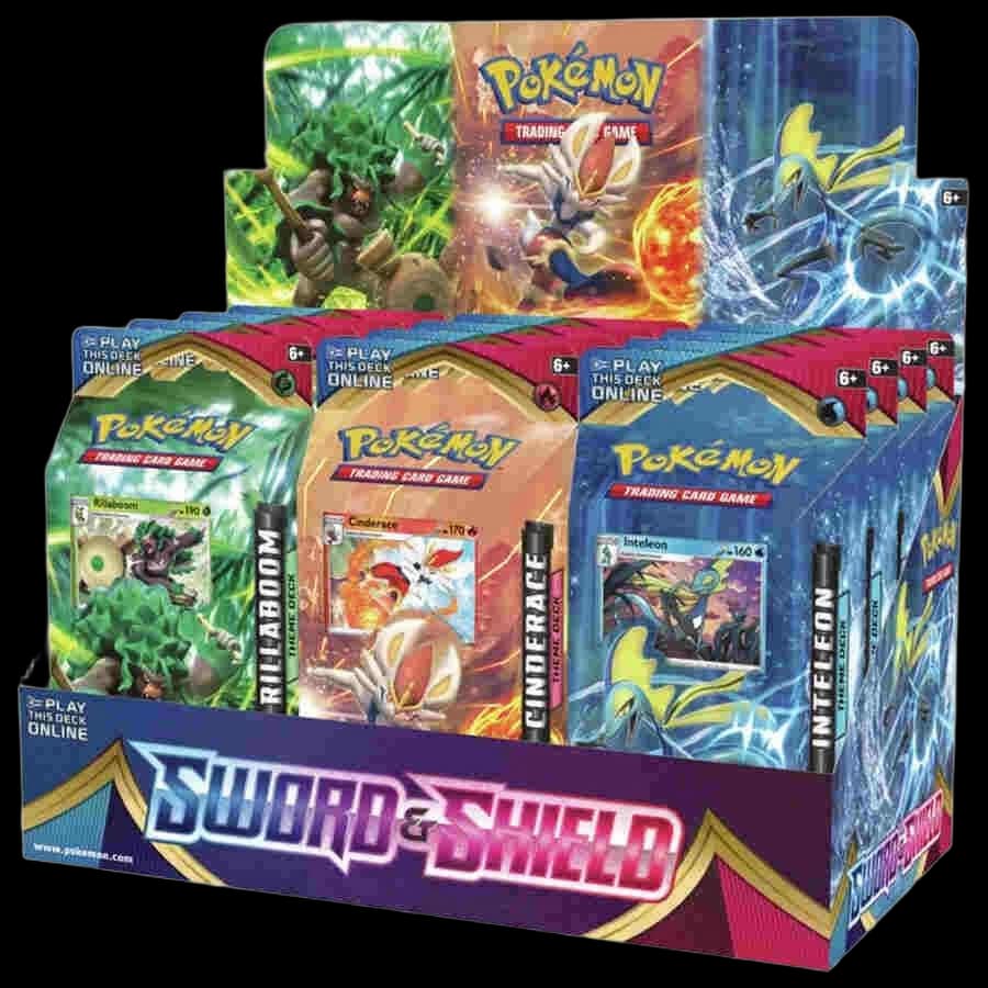 Sword & Shield Theme Deck Display