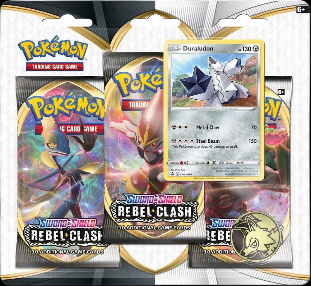 Rebel Clash 3 Pack Blister [Duraludon]