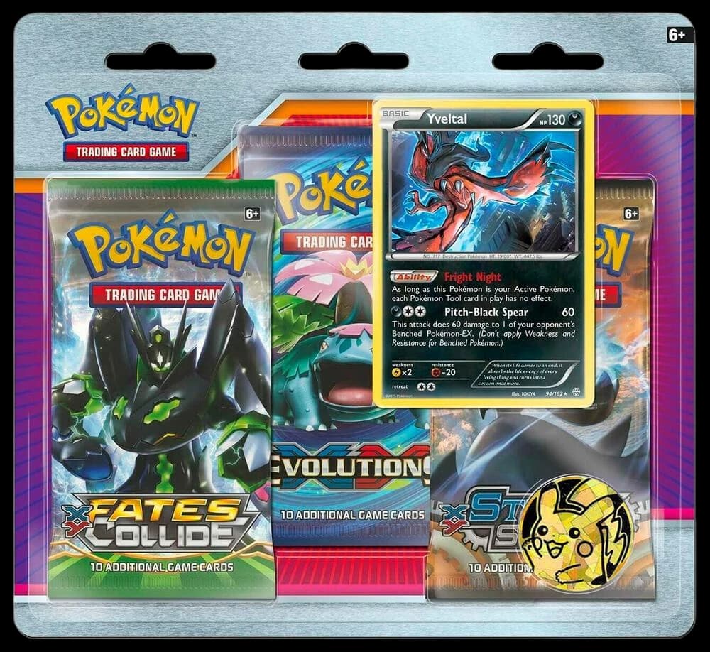 XY 3 Pack Blister [Yveltal]