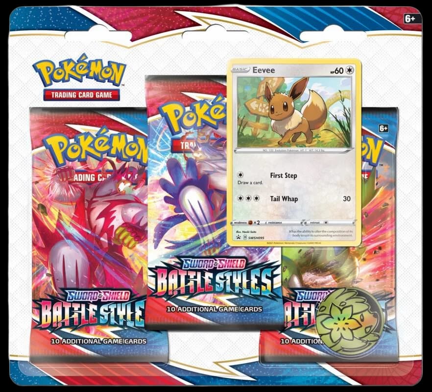 Battle Styles 3 Pack Blister [Eevee]