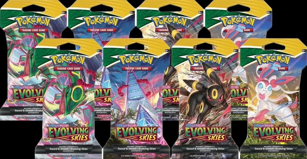 Evolving Skies Sleeved Booster Pack Bundle [Set of 8]