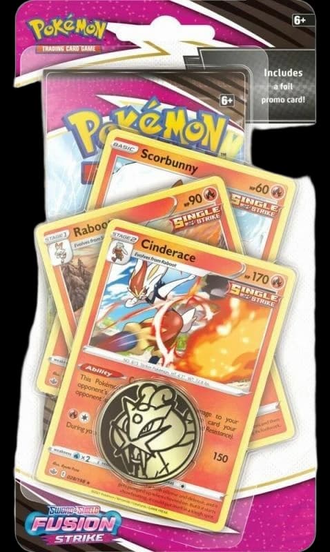 Fusion Strike Premium Checklane Blister [Cinderace]