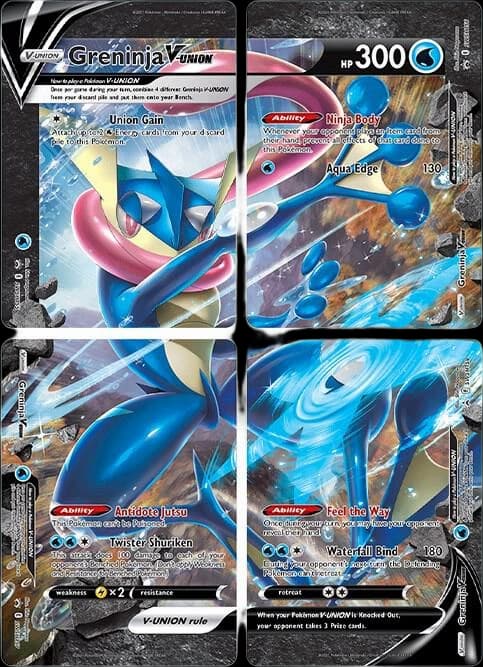 Greninja V-UNION [Set of 4]