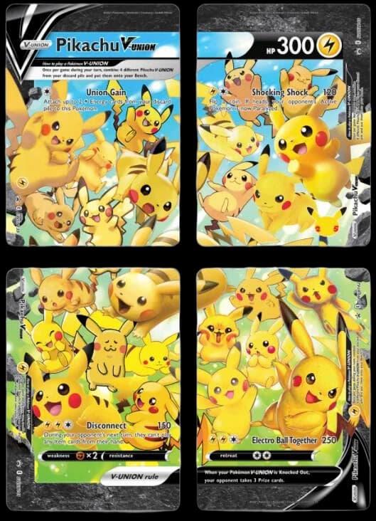 Pikachu V-Union [Set of 4]