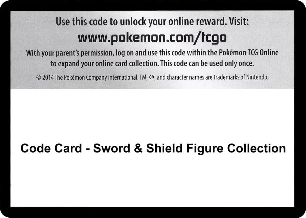 Code Card - Sword & Shield Figure Collection