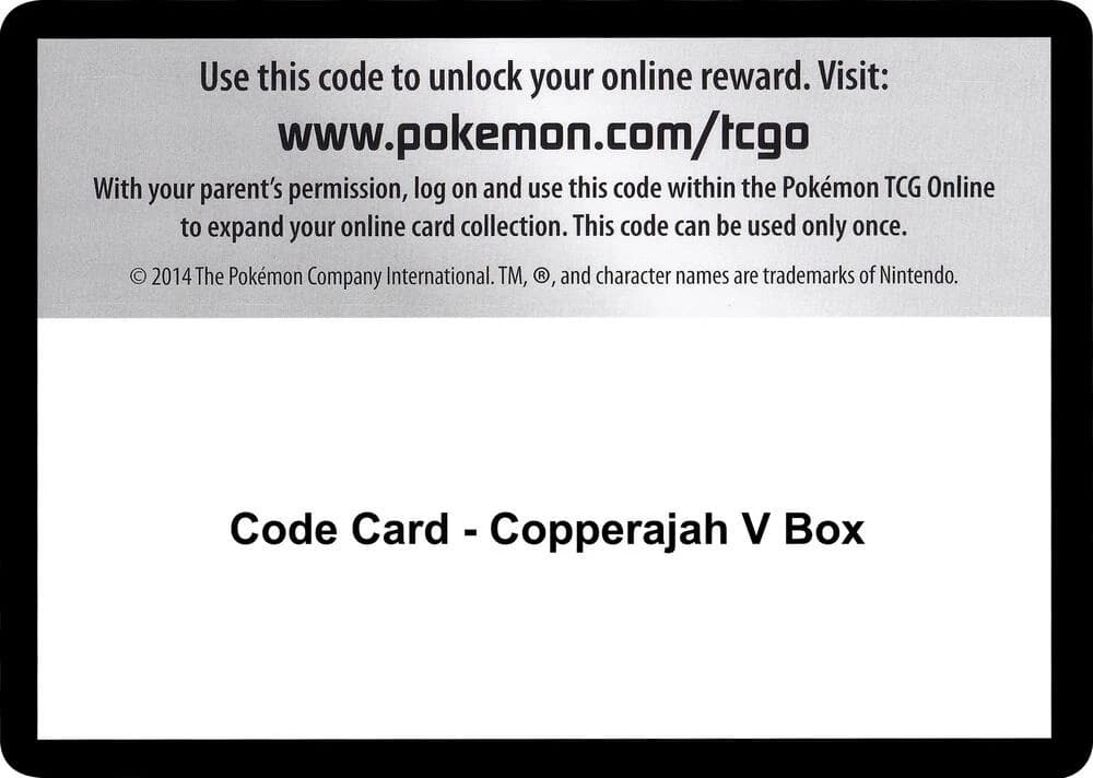 Code Card - Copperajah V Box