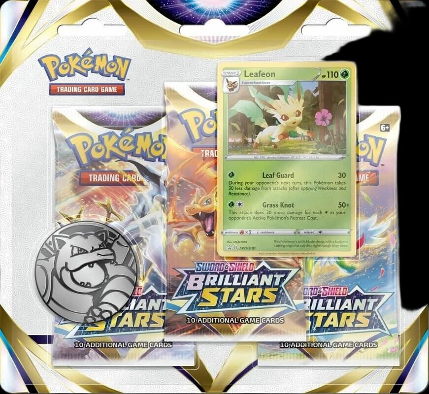 Brilliant Stars 3 Pack Blister [Leafeon]