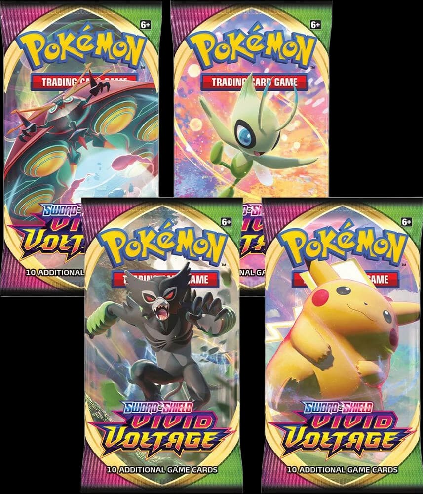 Vivid Voltage Booster Pack Art Bundle [Set of 4]