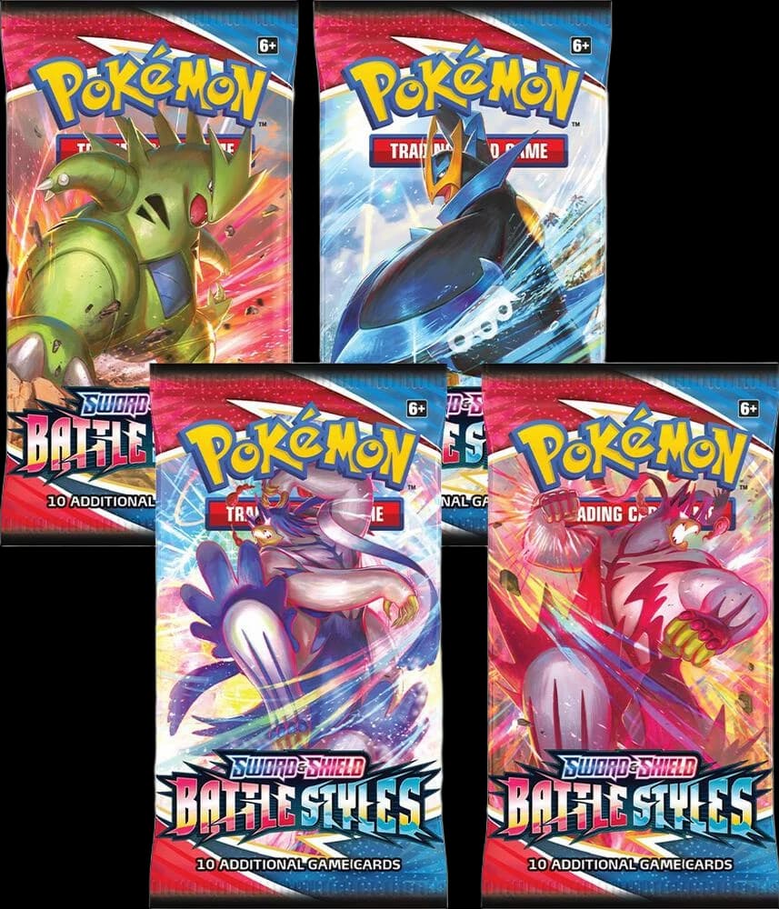 Battle Styles Booster Pack Art Bundle [Set of 4]