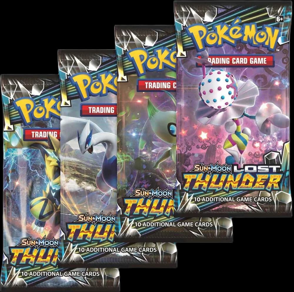 Lost Thunder Booster Pack Art Bundle [Set of 4]