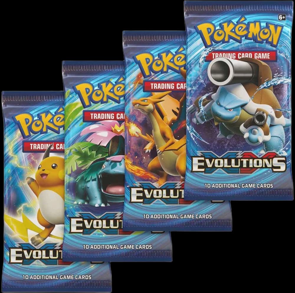 Evolutions Booster Pack Art Bundle [Set of 4]