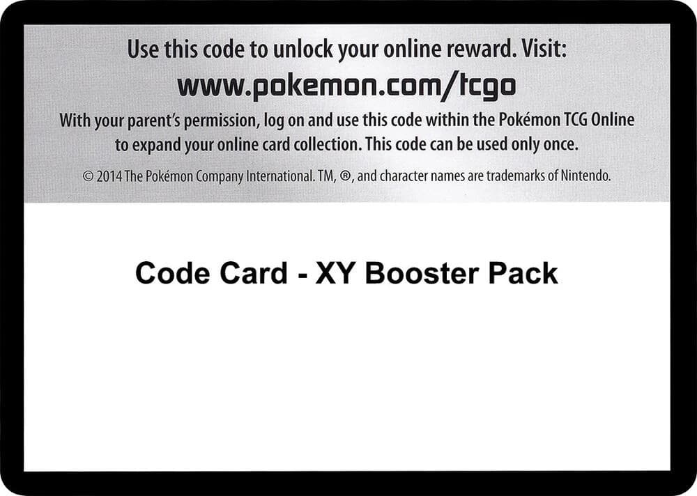 Code Card - XY Booster Pack