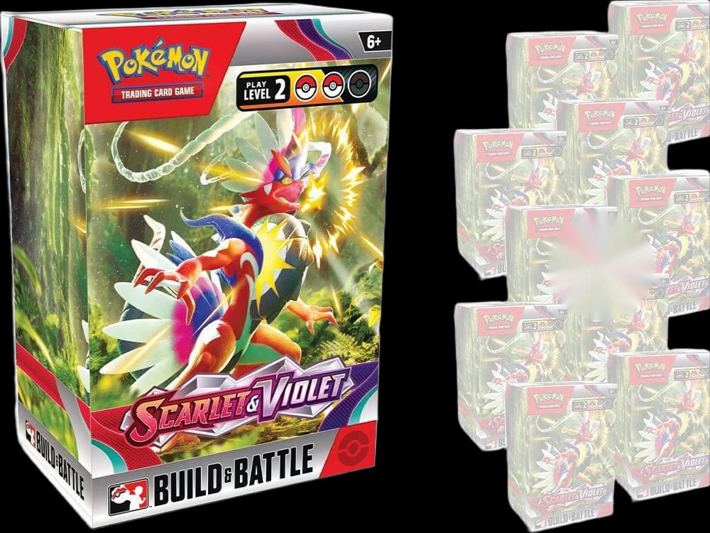 Scarlet & Violet Build & Battle Box Display