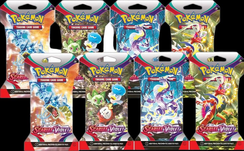 Scarlet & Violet Sleeved Booster Pack Bundle [Set of 8]