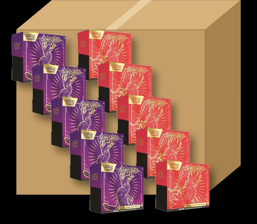 Scarlet & Violet Elite Trainer Box Case