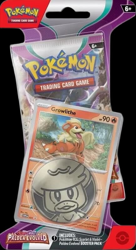 Paldea Evolved Single Pack Blister [Growlithe]