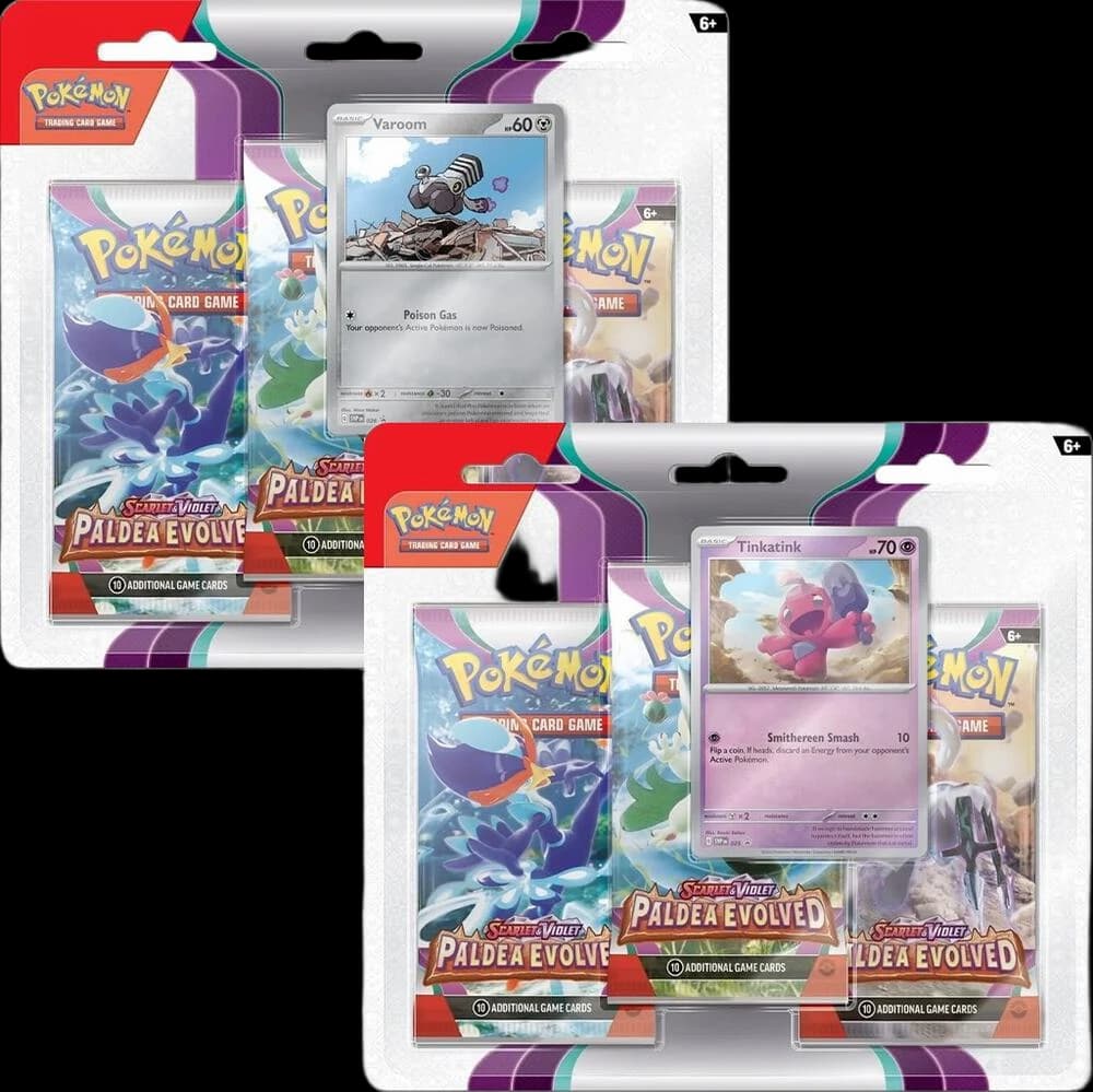 Paldea Evolved 3 Pack Blister [Set of 2]