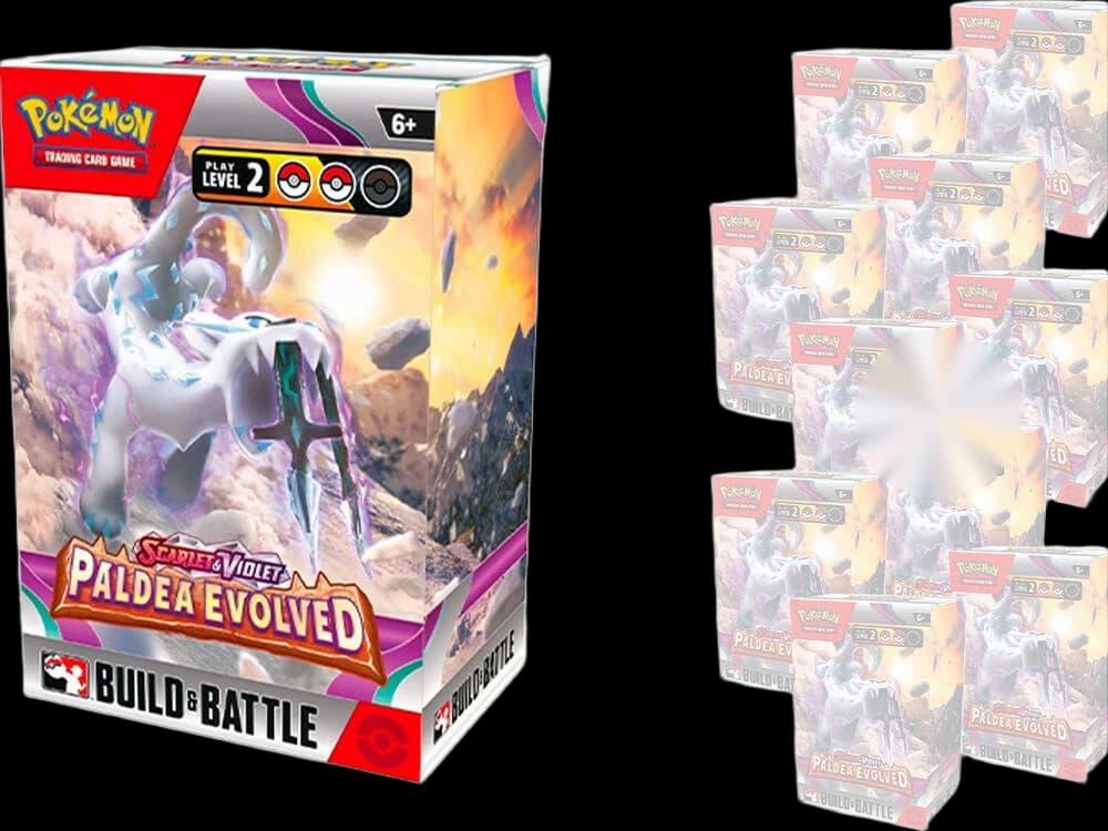 Paldea Evolved Build & Battle Box Display