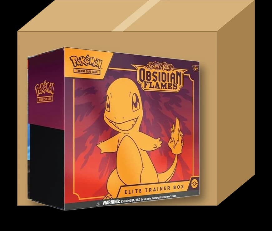 Obsidian Flames Elite Trainer Box Case