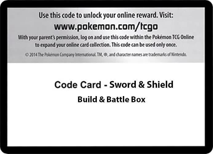 Code Card - Sword & Shield Build & Battle Box