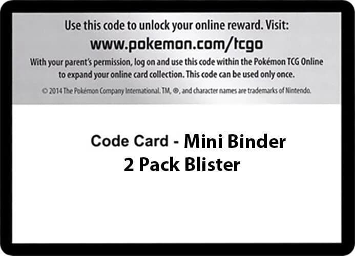 Code Card - Mini Binder 2 Pack Blister