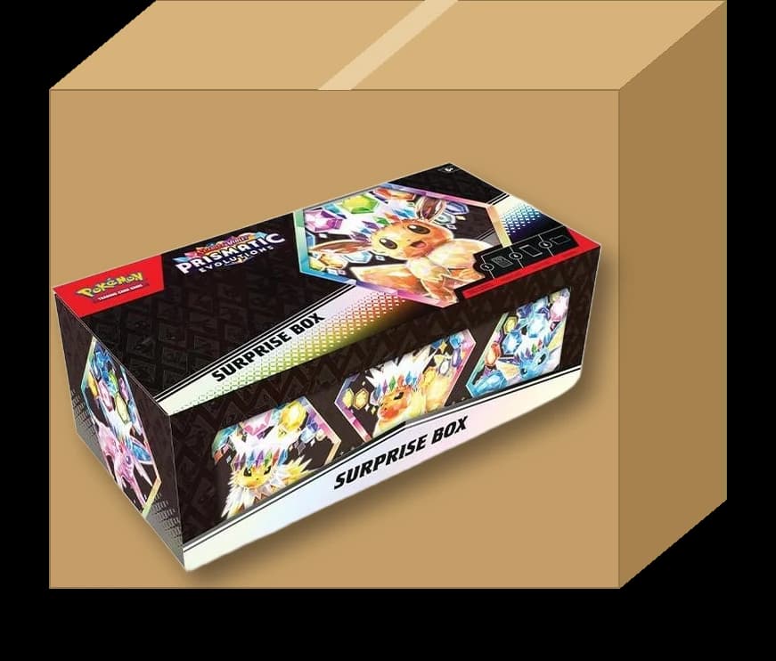 Prismatic Evolutions Surprise Box Case