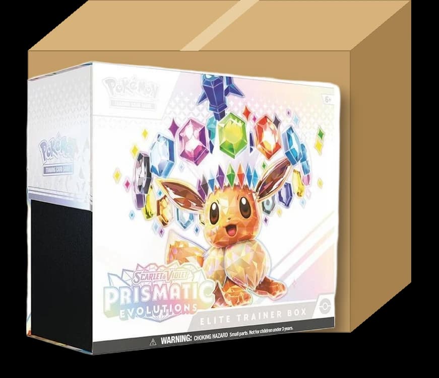 Prismatic Evolutions Elite Trainer Box Case