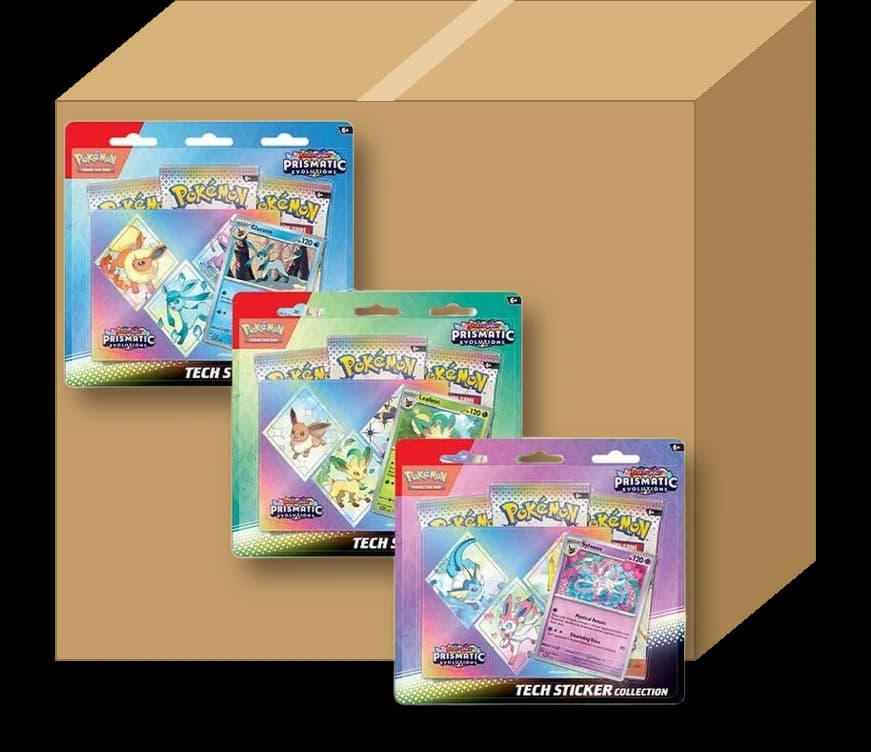 Prismatic Evolutions Tech Sticker Collection Case