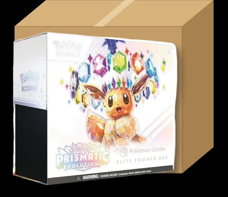 Prismatic Evolutions Pokemon Center Elite Trainer Box (Exclusive) Case