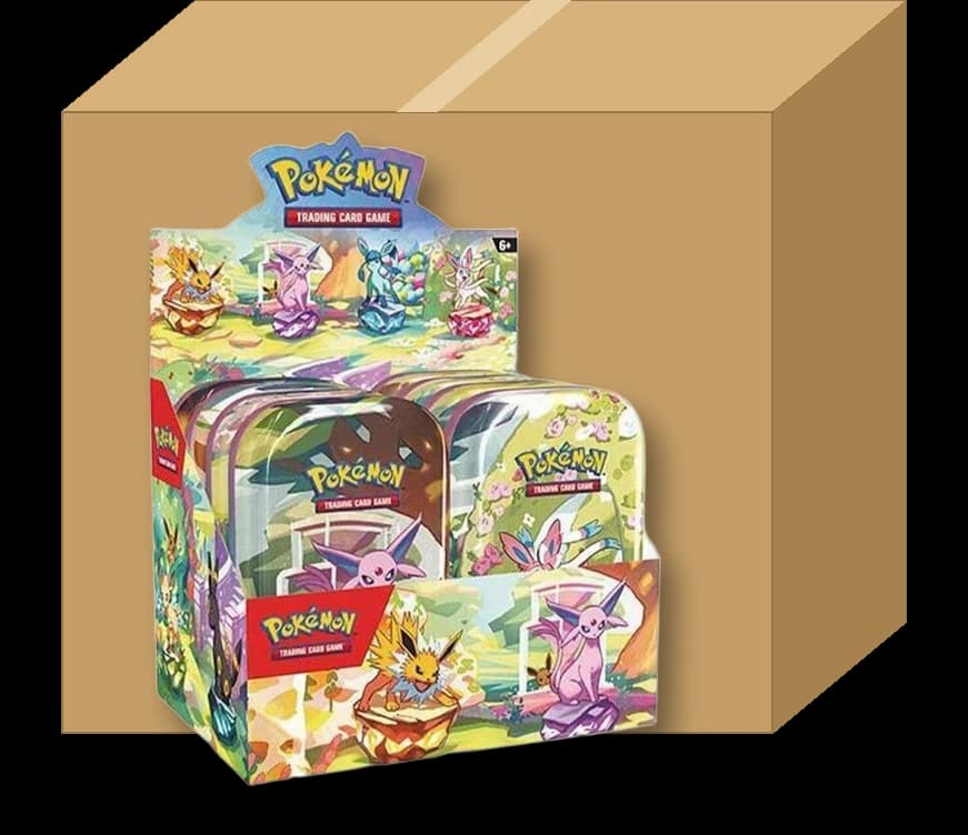 Prismatic Evolutions Mini Tin Display Case