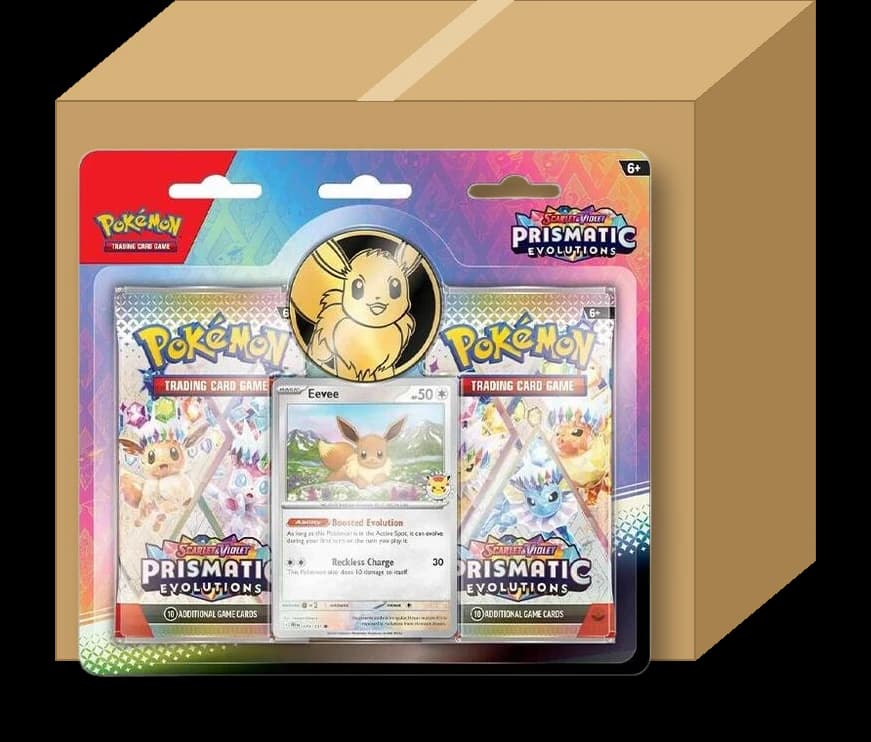 Prismatic Evolutions 2-Pack Blister Case