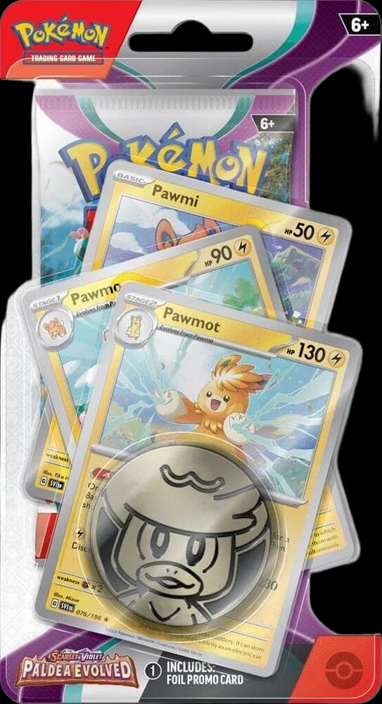 Paldea Evolved Premium Checklane Blister [Pawmot]