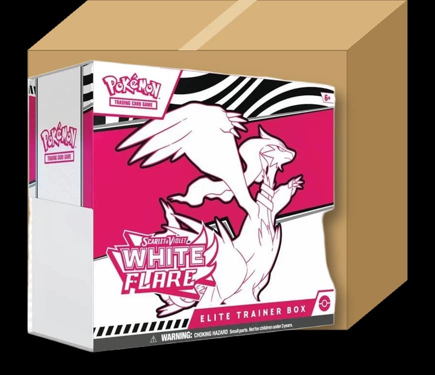 White Flare Elite Trainer Box Case