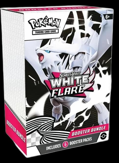 White Flare Booster Bundle Display