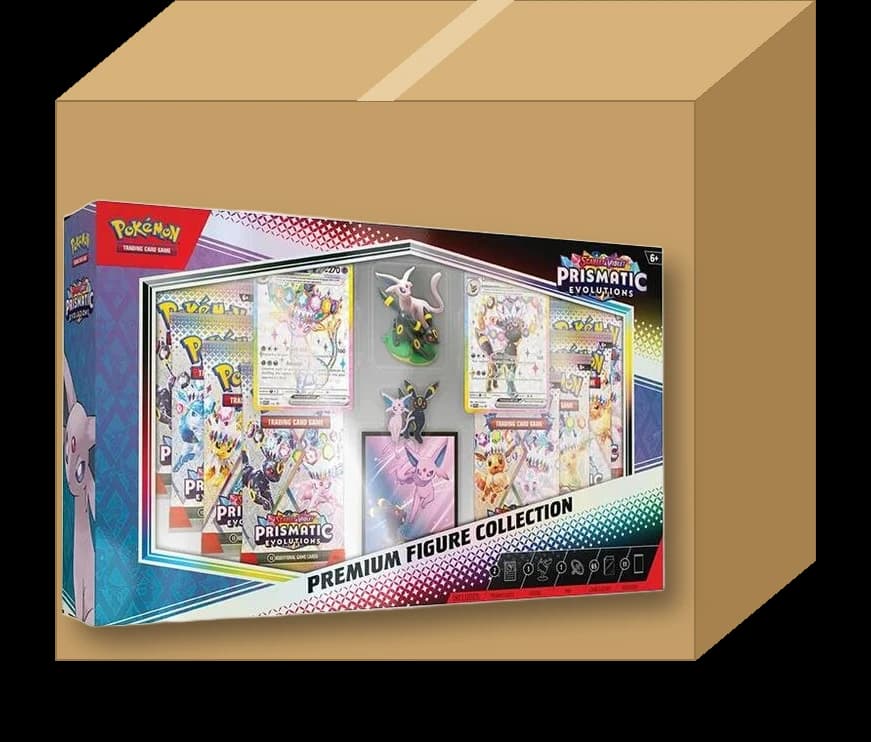 Prismatic Evolutions Premium Figure Collection Case