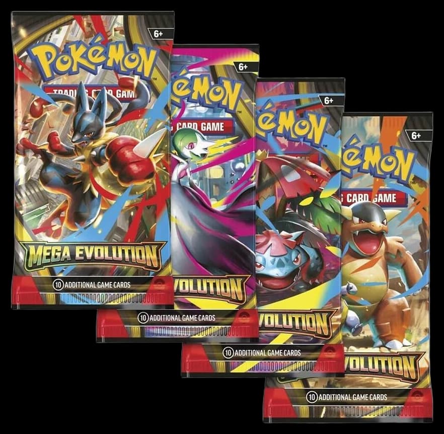 Mega Evolution Booster Pack Art Bundle [Set of 4]